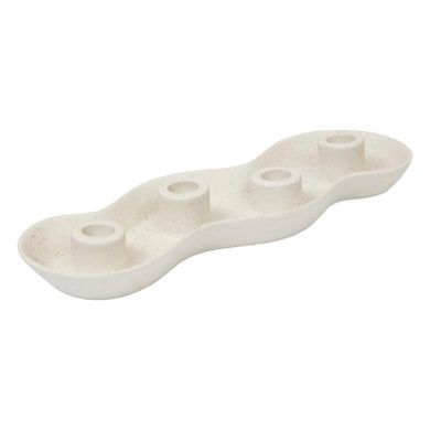 Atmosphera, Cherry, ceramiczny świecznik na 4 długie świece, 32,5-4,4-11,2 cm