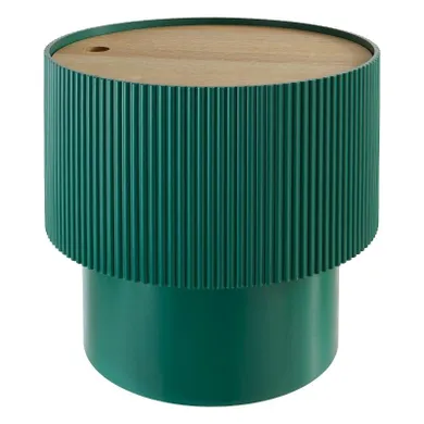 Atmosphera, Enola, stolik kawowy ze schowkiem, okrągły, średnica 38,5 cm