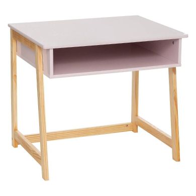 Atmosphera for kids, biurko dziecięce w skandynawskim stylu, różowe, 58-46-52 cm