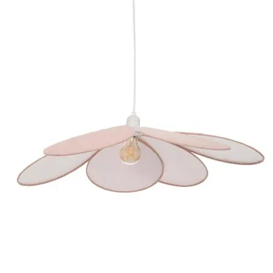 Atmosphera for kids, lampa sufitowa kwiat okai, różowa, 64-18-64 cm