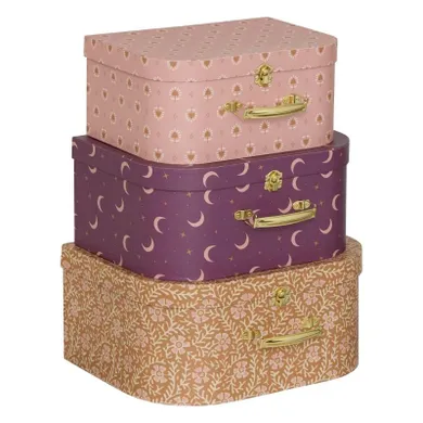 Atmosphera for Kids, Nomad, pudełka ozdobne, kuferki, 3 szt.