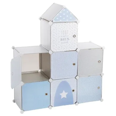 Atmosphera for Kids, szafka z półkami, w kształcie zamku, 94,5-32-109 cm