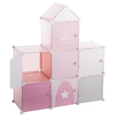 Atmosphera for Kids, szafka z szufladkami, w kształcie zamku, 94,5-32-109 cm