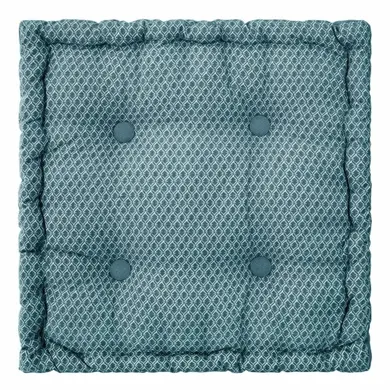 Atmosphera, kwadratowa poduszka na krzesło, Otto, 40-40 cm, niebieska