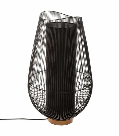Atmosphera, lampa dekoracyjna stojąca, Keta XXL, 60 cm, czarny
