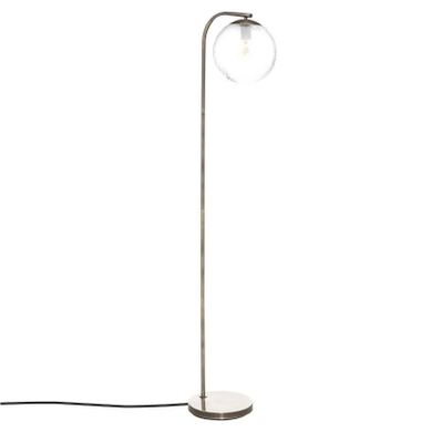 Atmosphera, lampa podłogowa z okrągłym kloszem, night gold, 153 cm