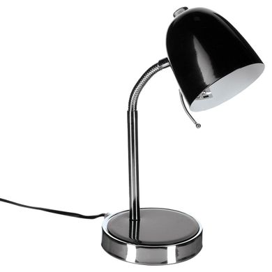 Atmosphera, lampka na biurko z metalu, czarna