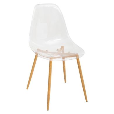 Atmosphera, nowoczesne krzesło do jadalni, Taho, białe