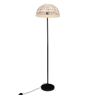 Atmosphera, Rory, lampa podłogowa z plecionym abażurem, 40-150,5 cm