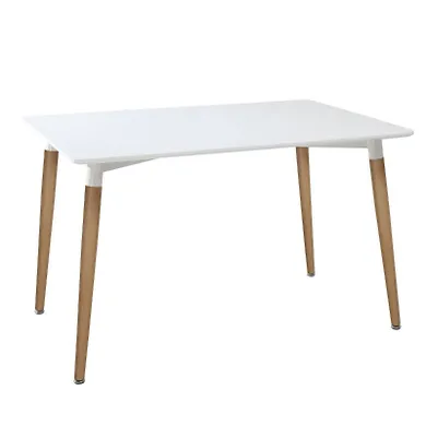 Atmosphera, stół do jadalni, Roka, biały blat, 150-80 cm
