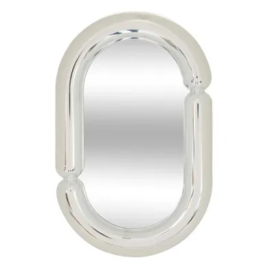 Atmosphera, Twisted Sky, stojące lusterko dekoracyjne, srebrne, 19-30 cm