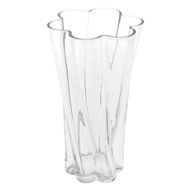 Atmosphera, wazon szklany kwiatek, Noeli, wys. 25,5 cm