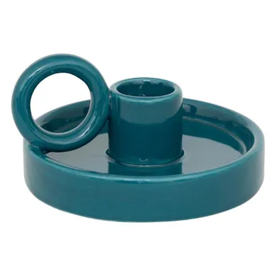 Atmosphera, Yucatan, ceramiczny świecznik z dużym uchem