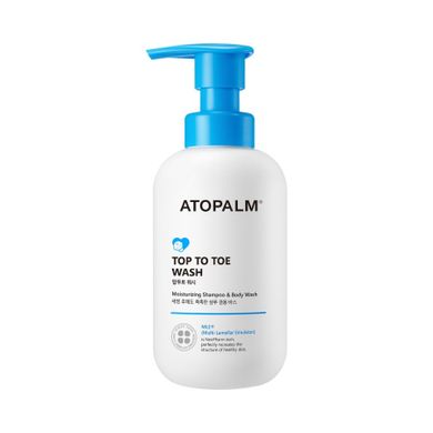 Atopalm, Top to Toe Wash, delikatny żel myjący dla wrażliwej skóry dzieci i niemowląt, 300 ml