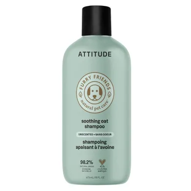 Attitude, bezzapachowy szampon do mycia zwierząt, 473 ml