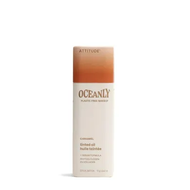 Attitude, Oceanly, olejek koloryzujący, tined oil serum, Caramel, 12 g