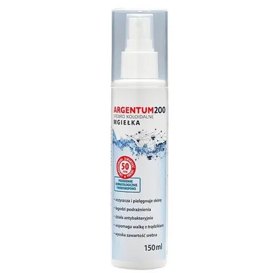 Aura Herbals, Argentum 200, mgiełka do ciała, 50PPM, Srebro Koloidalne, 150 ml