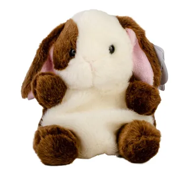 Aurora, Palm Pals, brązowy króliczek, maskotka, 12 cm