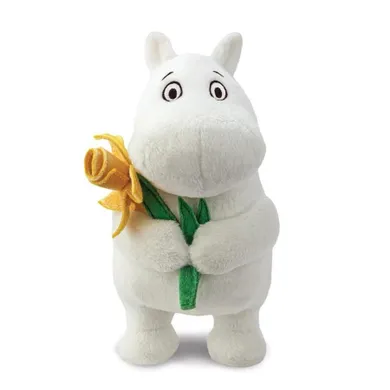 Aurora World, Muminki, Muminek z żonkilem, maskotka, 17cm
