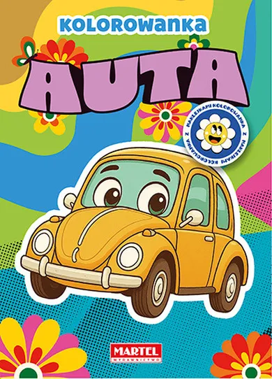 Auta. Kolorowanka z naklejkami