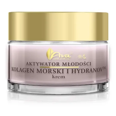 Ava Laboratorium, Aktywator Młodości, krem do twarzy, Kolagen i Hydranov, 50 ml