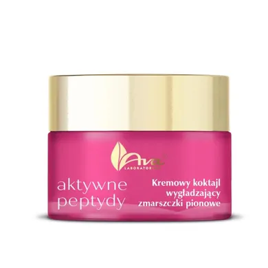Ava Laboratorium, Aktywne Peptydy, kremowy koktajl wygładzający zmarszczki pionowe, 50 ml