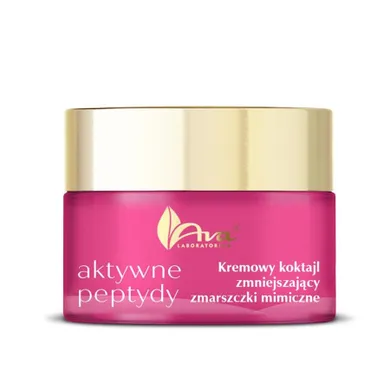 Ava Laboratorium, Aktywne Peptydy, kremowy koktajl zmniejszający zmarszczki mimiczne, 50 ml