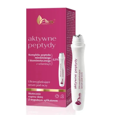Ava Laboratorium, Aktywne Peptydy, ultrawygładzające serum pod oczy, 15 ml