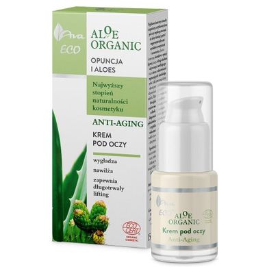 Ava Laboratorium, Aloe Organic, krem pod oczy anti-aging, 15 ml