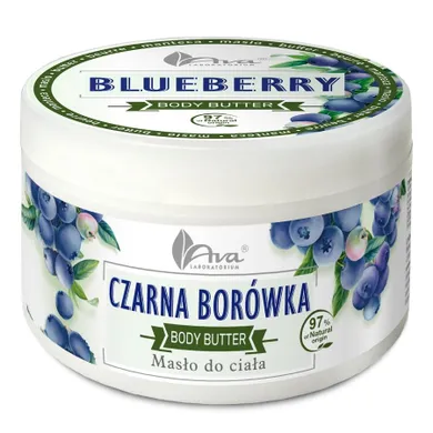 Ava Laboratorium, Body Butter, masło do ciała, Czarna Borówka, 250g