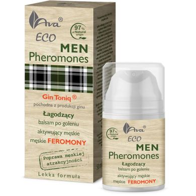 Ava Laboratorium, Eco Men Pheromones, łagodzący balsam po goleniu, 50 ml