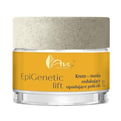 Ava Laboratorium, EpiGenetic Lift, krem-maska redukujący opadające policzki typu chomiki na noc, 50 ml