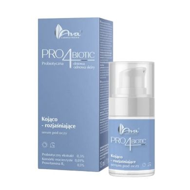 Ava Laboratorium, Pro4Biotic, kojąco-rozjaśniające serum pod oczy, 15 ml