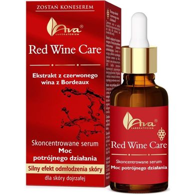 Ava Laboratorium, Red Wine Care, skoncentrowane serum do skóry dojrzałej, 30 ml