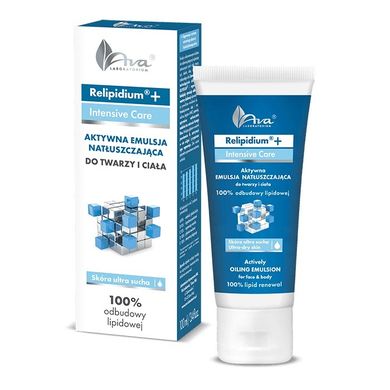 Ava Laboratorium, Relipidium+, aktywna emulsja natłuszczająca do twarzy i ciała, 100 ml