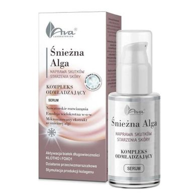 Ava Laboratorium, Śnieżna Alga, kompleks odmładzający, serum, 30 ml