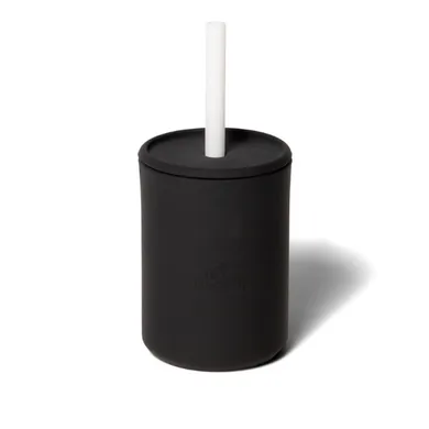 Avanchy, La Petite, silikonowy kubeczek dla dziecka, 6m+, Black