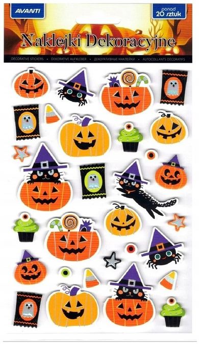 Avanti, Naklejki dekoracyjne, Halloween, 1 szt.