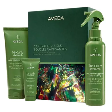 Aveda, Captivating Curls, zestaw: krem do włosów, 200 ml + żel do włosów, 40 ml + odżywka bez spłukiwania, 200 ml