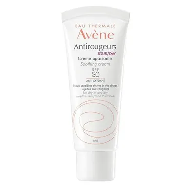 Avene, Antirougeurs Soothing Cream, krem łagodzący na dzień przeciw zaczerwienieniom SPF30, 40 ml