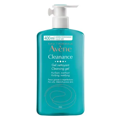 Avene, Cleanance Cleansing Gel, żel do mycia twarzy, 400 ml