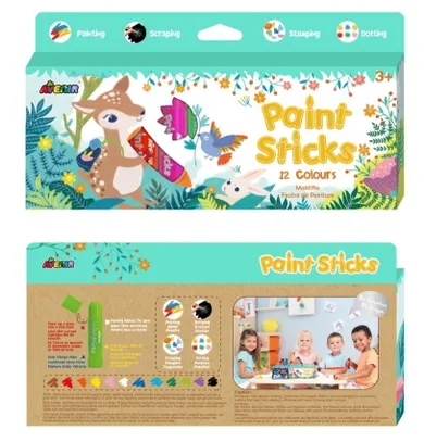 Avenir, farby w sztyfcie, 12 kolorów