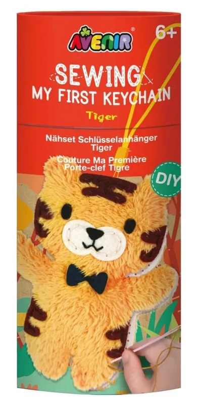 Avenir, Uszyj brelok do kluczy, zestaw kreatywny, tygrys