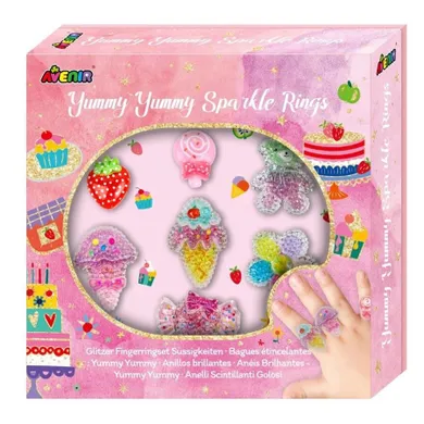 Avenir, zestaw pierścionków, słodkości, 7 szt.