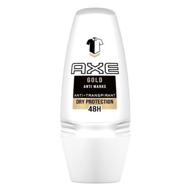 Axe, Gold, Roll-on, dezodorant dla mężczyzn w kulce, 50 ml