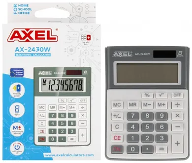 Axel, kalkulator biurowy, Ax-2430w