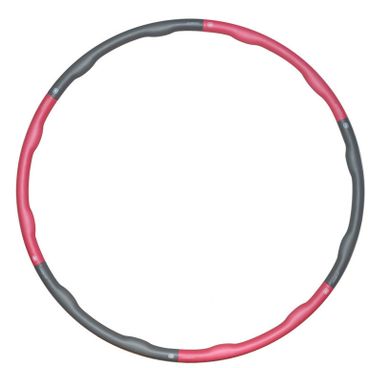 Axer Sport, Hula Hoop, różowe, 100 cm, 6 elementów