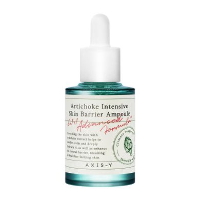 Axis-Y, Artichoke Intensive Skin Barrier Ampoule, nawilżające serum w ampułce do twarzy z karczochem, 30 ml