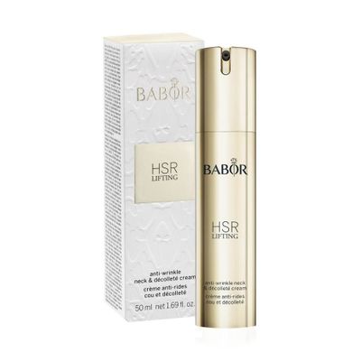 Babor, HSR Lifting Anti-Wrinkle Neck & Decollette Cream, luksusowy krem przeciwzmarszczkowy do szyi i dekoltu, 50 ml