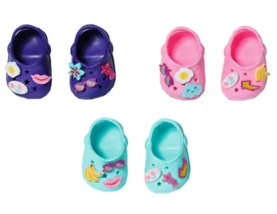 Baby Born, buty crocs z przypinkami